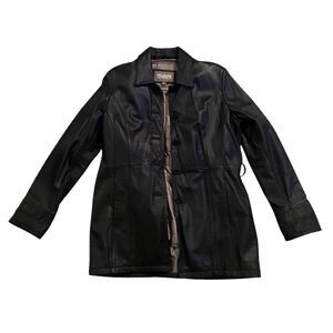 Men’s Thinsulate Lined Wilsons Quarter Length Leather Coat Size L